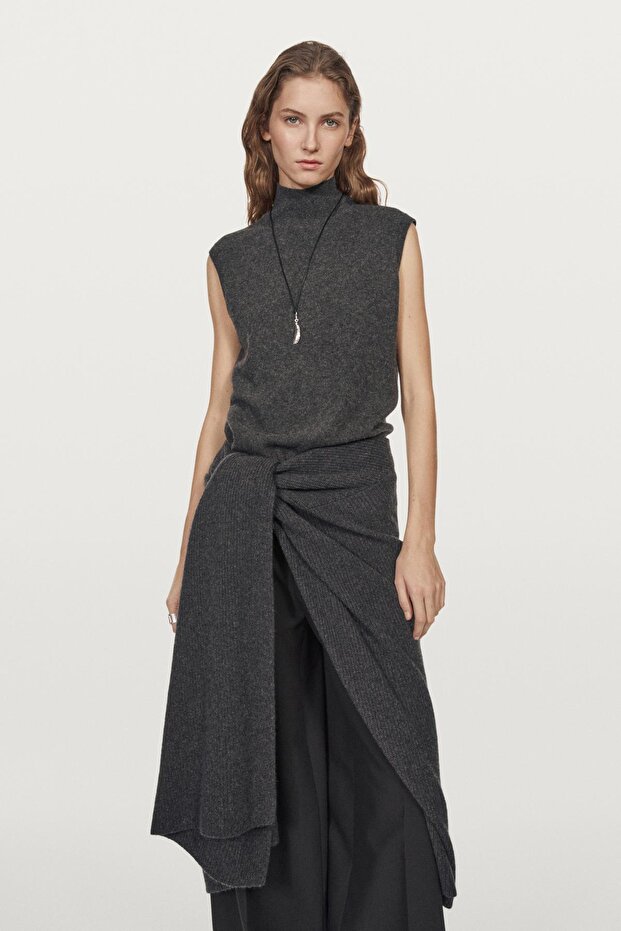 %100 kaşmir triko yelek - 2