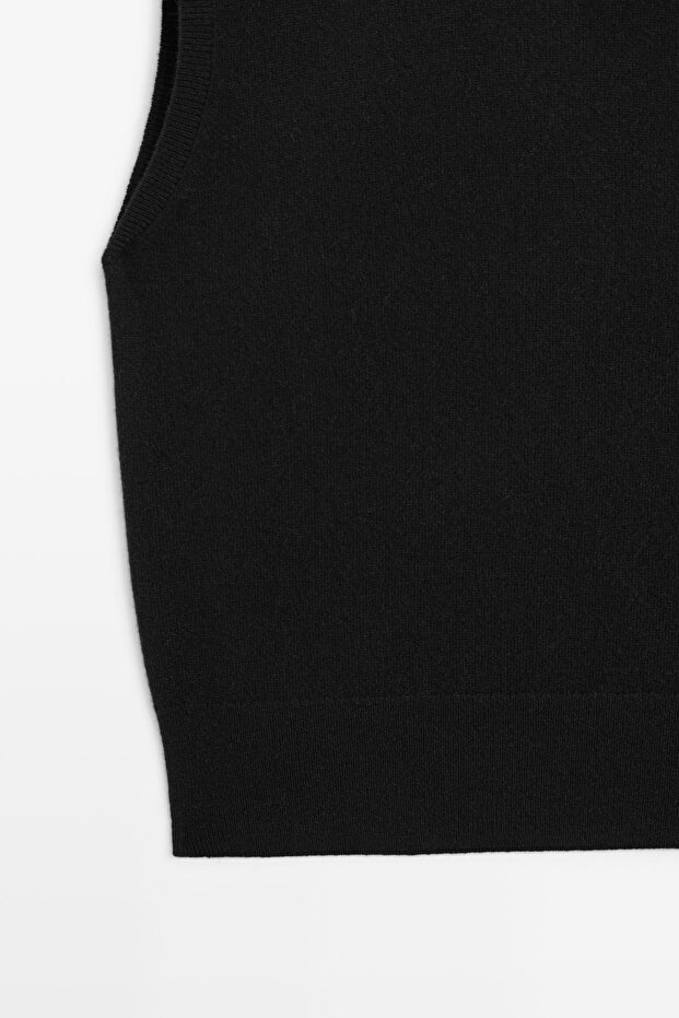 %100 kaşmir triko yelek - 7