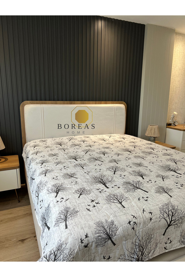 Forest Tek Kişilik Çok Amaçlı Kapitoneli Yatak Örtüsü - 1