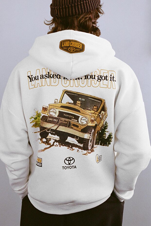 Toyota Land Cruiser kapüşonlu sweatshirt - 3