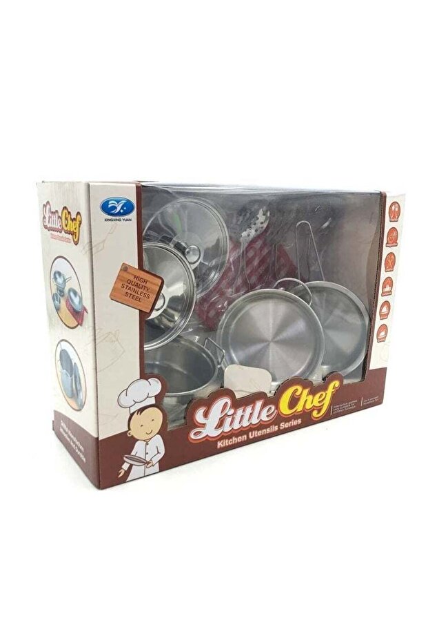 مجموعة مطبخ ليتل شيف المكونة من 9 قطع - 4