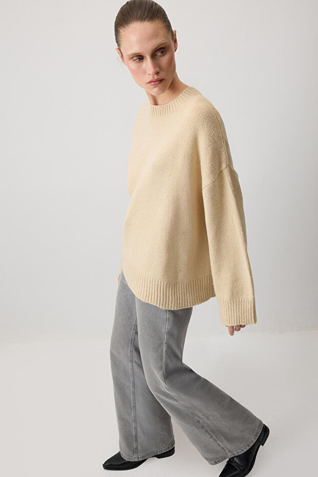 EINFACHER STRICKPULLOVER - 3