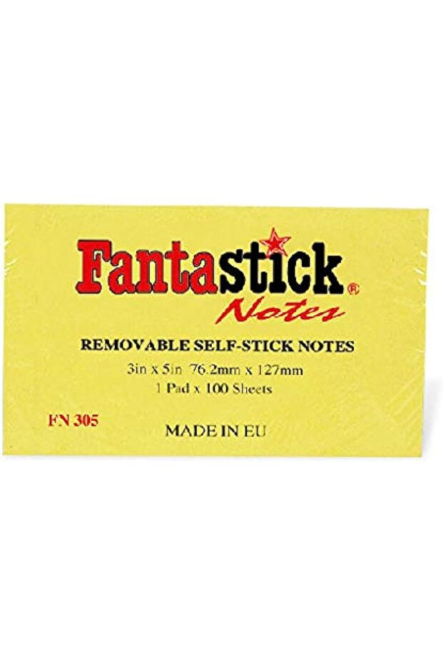 Post It Pad Sticky Notes, 3-Inch x 5-Inch, Yellow