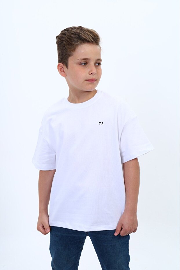 Boy's Printed Crew Neck Short Sleeve T-Shirt