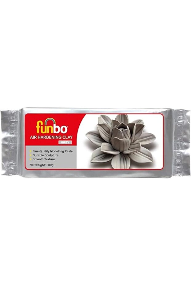 Air Hardening Clay 500 g, Grey