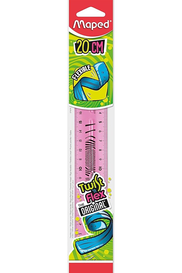 Twist'N Flex Ruler Unbreakable 20 cm (Pouch)