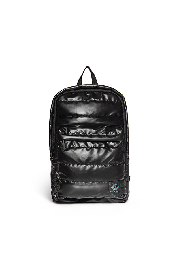 Moods Up Calm Quilted Backpack Silver