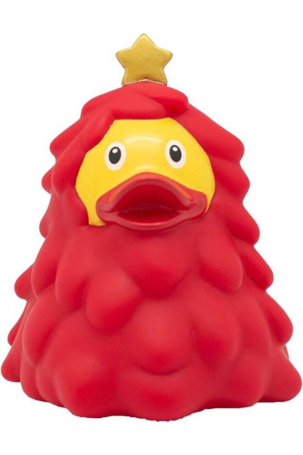 Lilalu Christmas Tree Duck, red