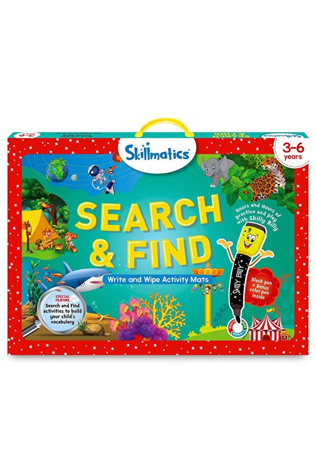 Search and Find Educational Game - Preschool Learning Activity, Perfect for Kids, Toddlers Who Love