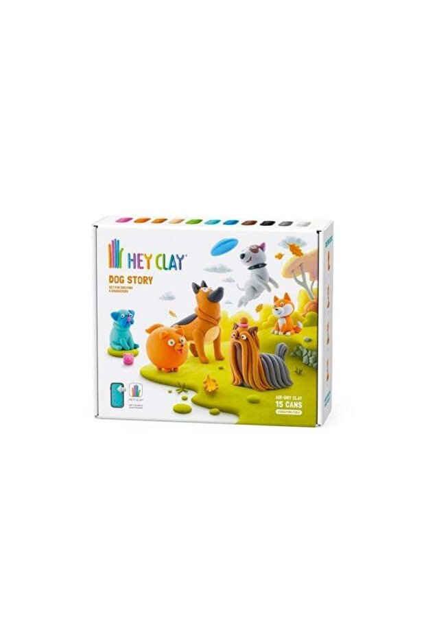 Hey Clay Dog Story Air-Dry Clay Sculpting Playset