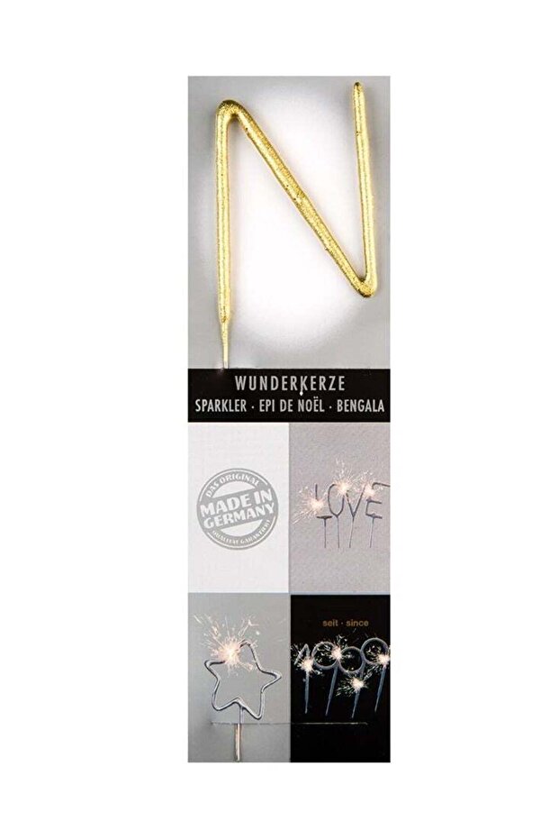 Gold Sparkler Candle N