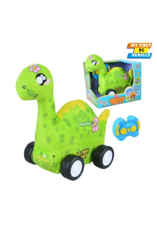 Qilun Toys Diplodocus Plush Car for Kids 2.4G R/C