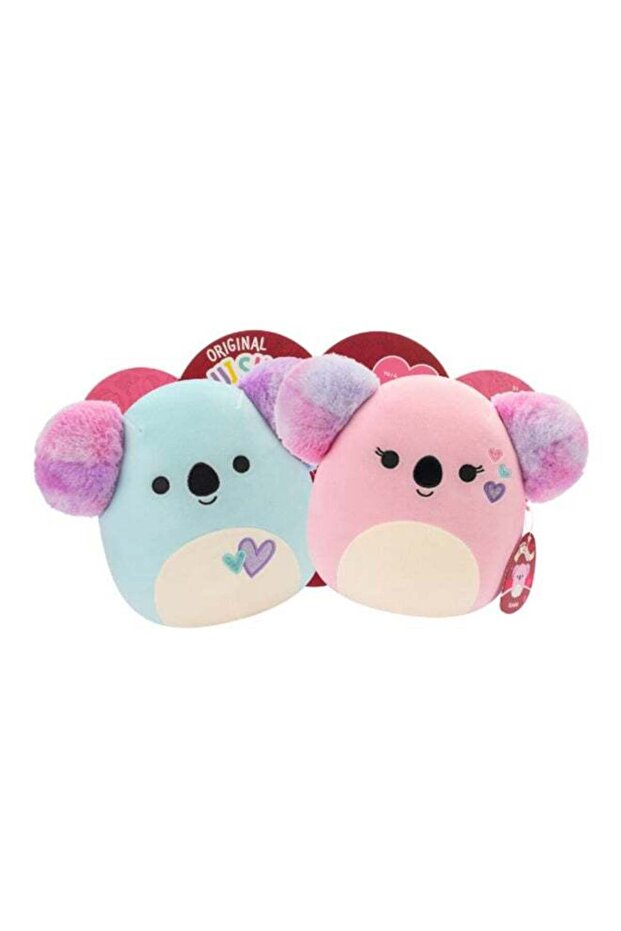 7.5 inch Kya the Blue Koala + Kaelea the Pink Koala , Officially Licensed Kellytoy Plush Toy, Color