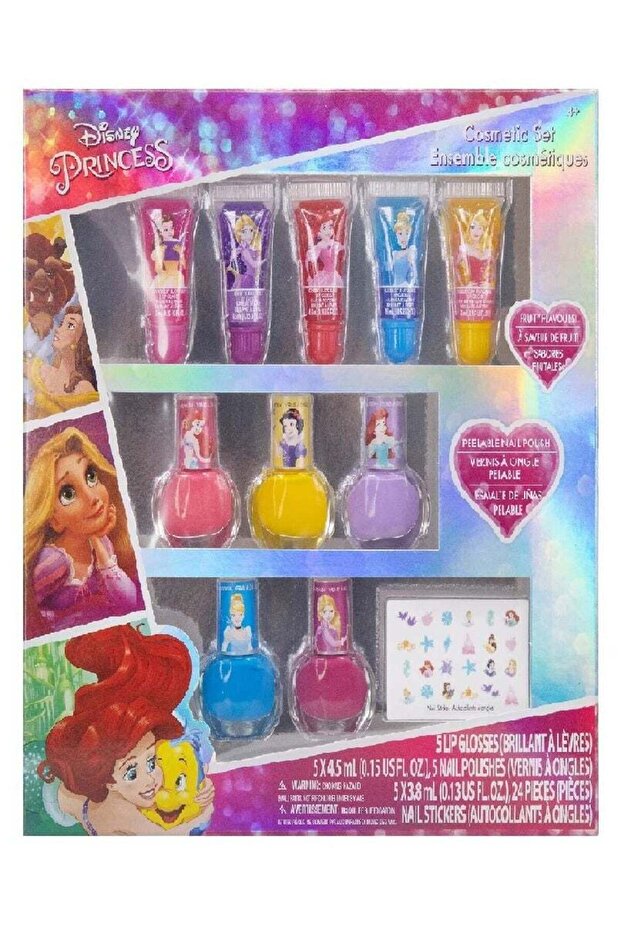 Disney Princess Sparkly Cosmetic Makeup 11Pcs Set DP2811GA