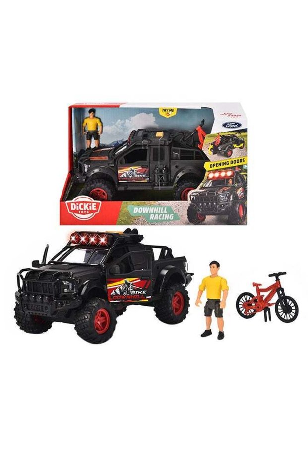 Downhill Racing Ford Truck Toy Vehicle for Kids Ages 3+