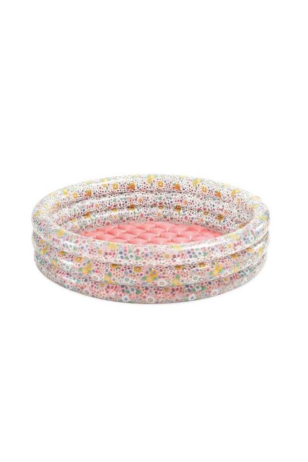 Intex Sweet Blossom Baby Pool – Inflatable Toddler Pool with Soft Floor & Floral Design