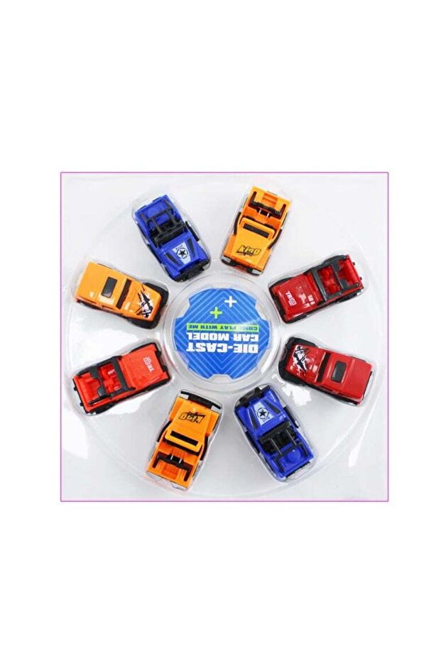 Plastic Top Speed Jeep Toys 8pcs for Kids Ages 3+ Exciting Adventures Await