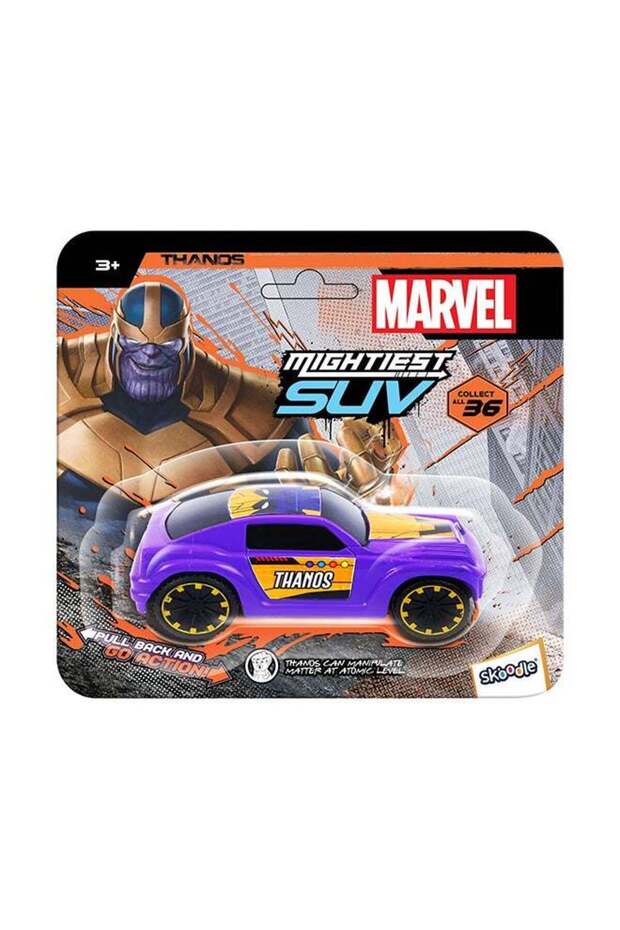 Marvel Skoodle Pull Back Mightiest SUV Thanos – Toy Vehicle for Kids Ages 3+