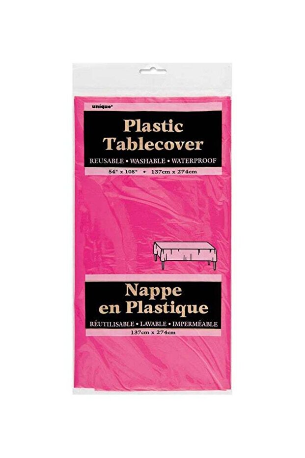 Plastic Table Cover 2.13x1.37meter