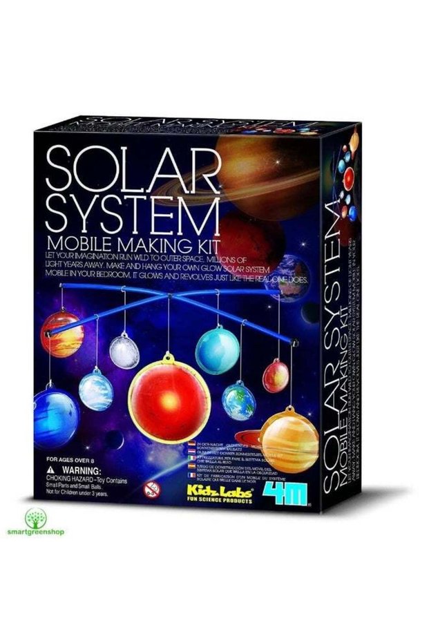 KidzLabs Glow Solar System Mobile Making Kit