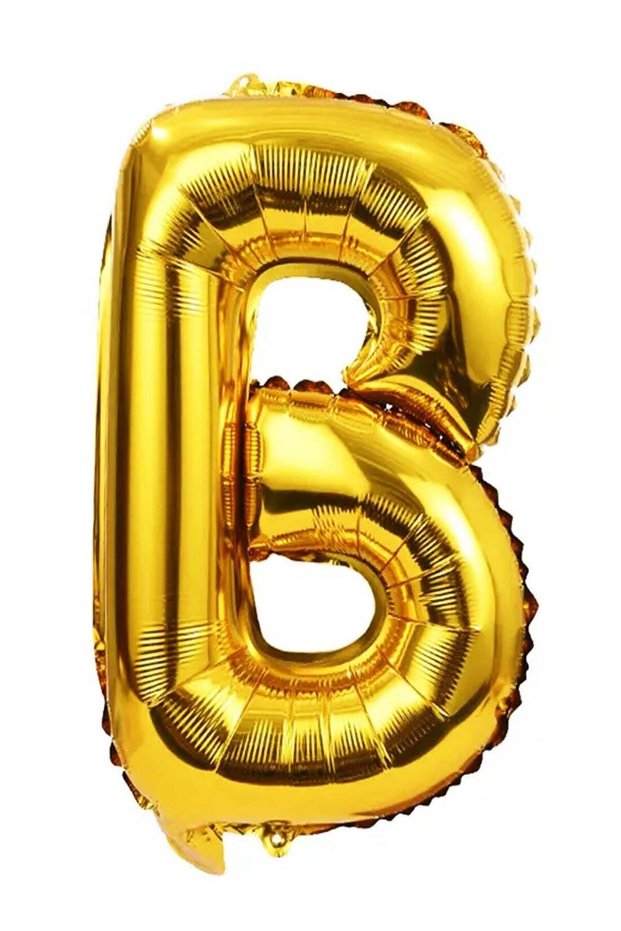 32 Inch Foil Letter Balloon Letter B Golden Colour Perfect for Party and Birthdays