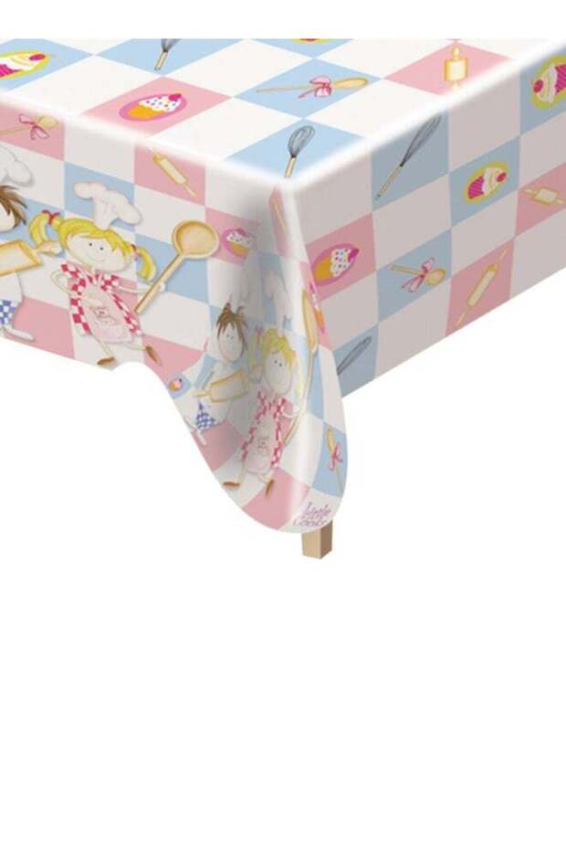Little Cooks Plastic Table Cover Rectangular, Birthday Party Decorations