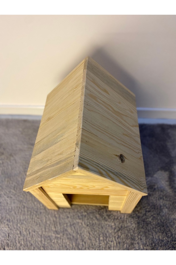 Ahşap kedi evi - 4