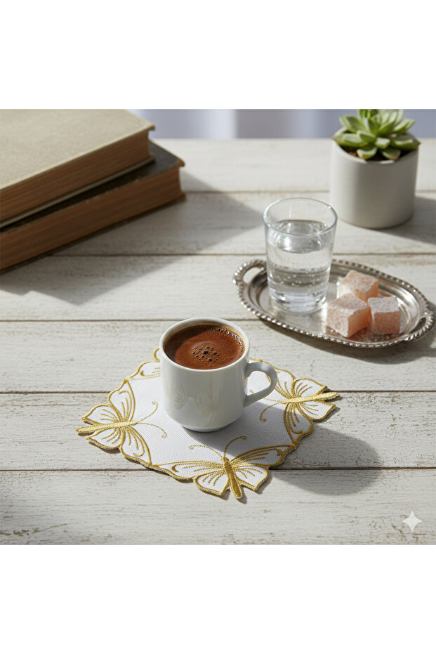 Kahve yanı sunum peçetesi - 1