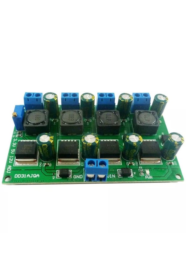 Fixed and adjustable 3A step-down voltage source