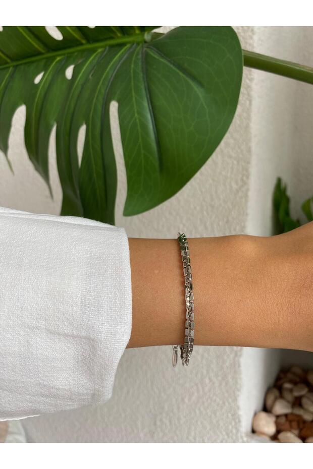 سوار مخصص من الفضة الإسترليني قابل للتعديل من طراز XP - 5