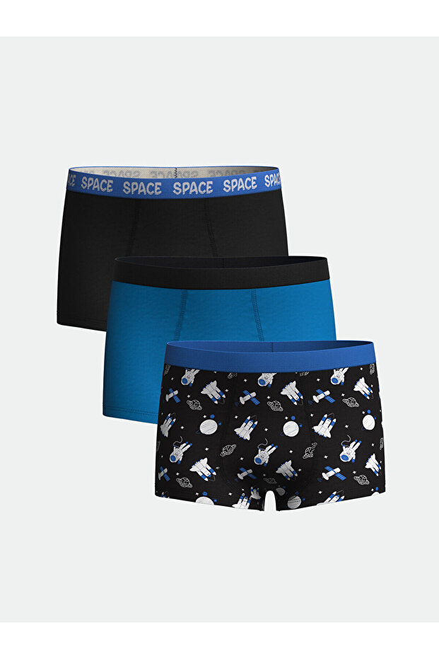 Lcw Kids Printed Boys' Boxer Shorts 3-Pack (W4)