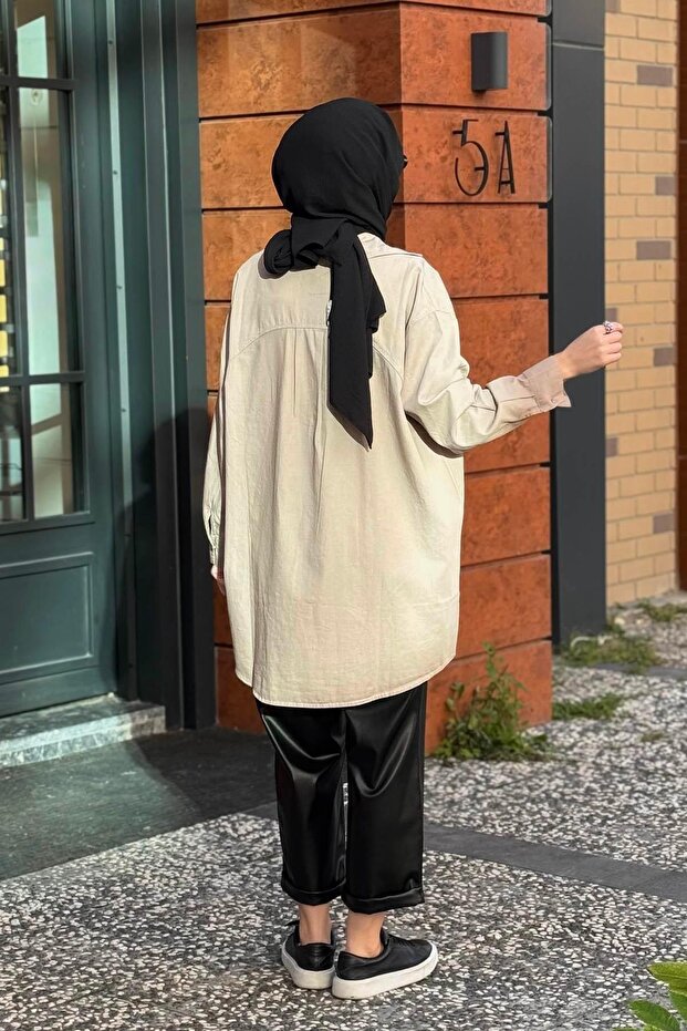 Gömlek 7163 Bej - 3