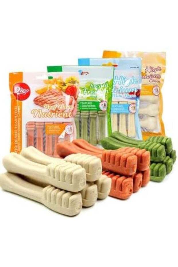 My PetShop 20 Dog Chew Sticks (4×5) Multi-Flavor Dental Treats, 90g