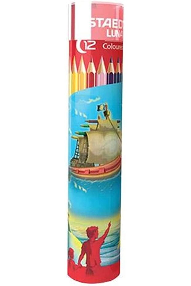 Luna Colored Pencils Cylinder - 12 Colors