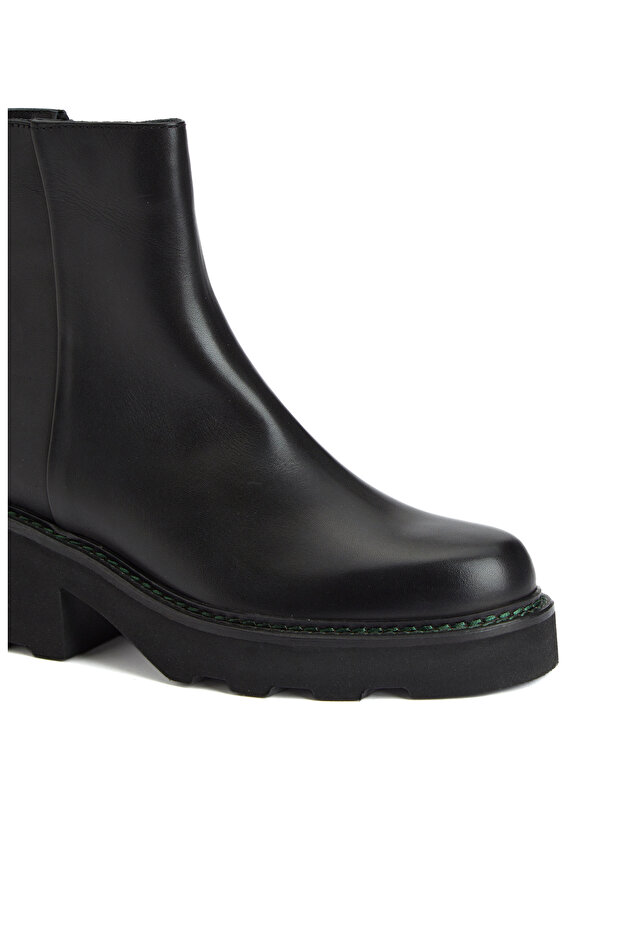 Siyah Kadın Deri Bot - 6