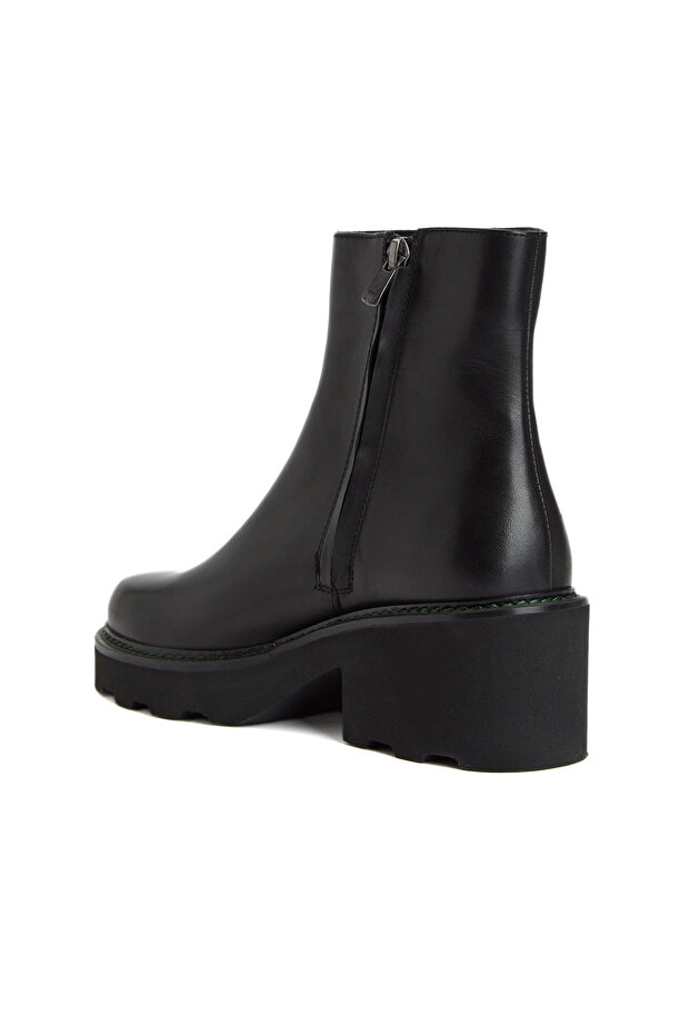 Siyah Kadın Deri Bot - 3