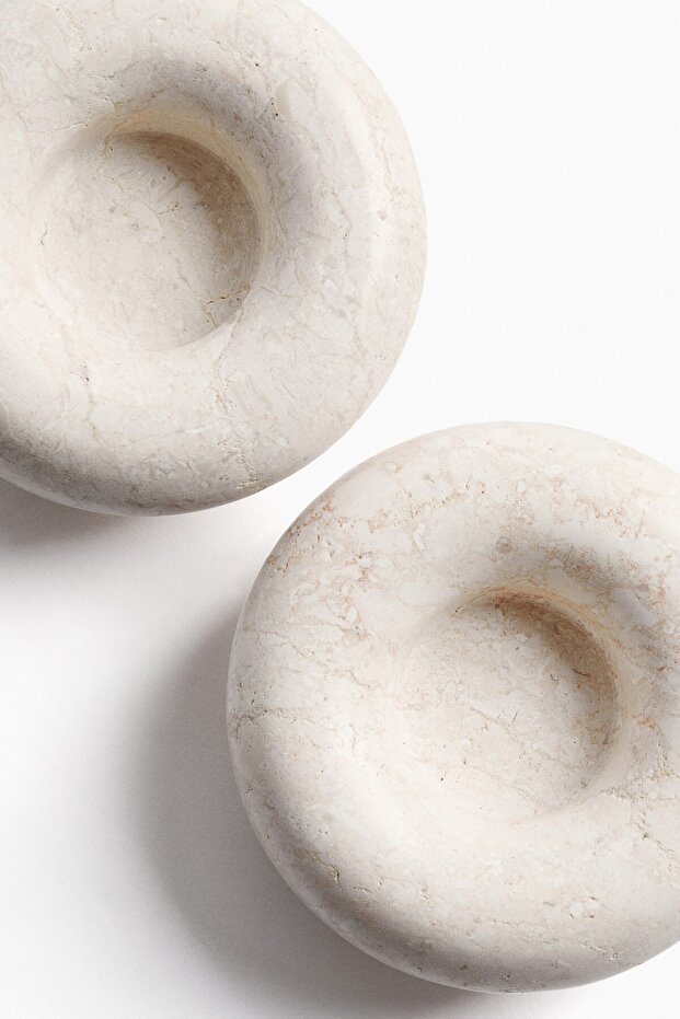Mermer Tealight Mumluk - 5