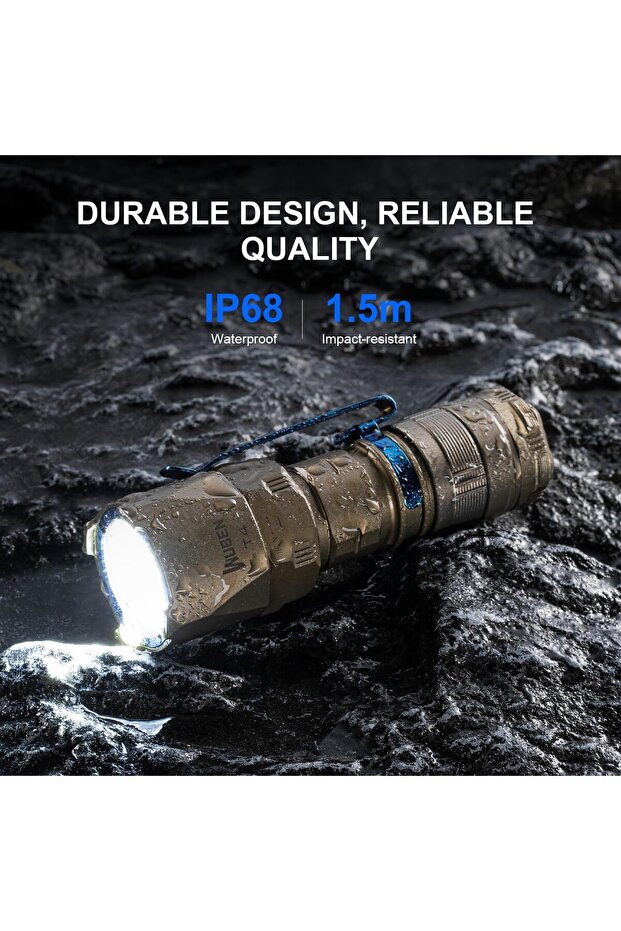 T4 Tactical Flashlight Rechargeable - 8