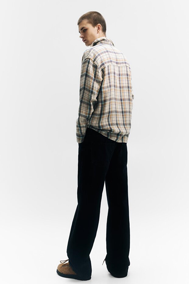 Ekose Ön Cepli Gömlek - 4