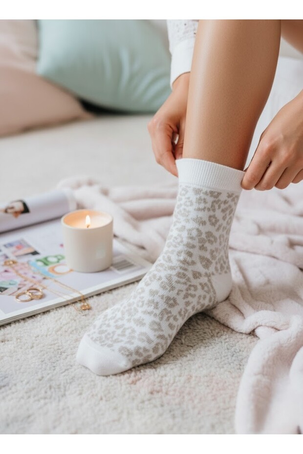 5'Lİ KADIN ÇORAP - 6