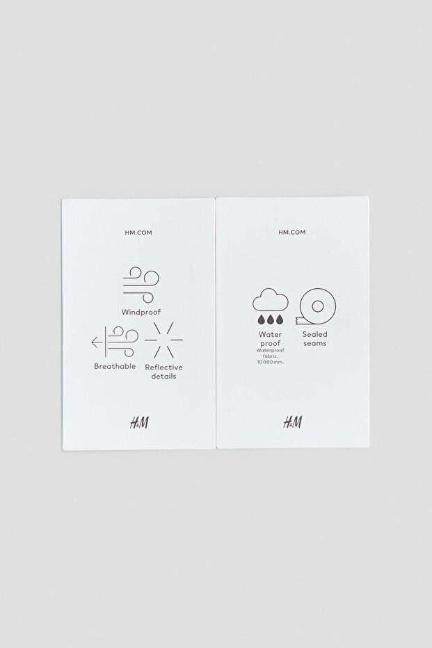 سترة مطر مكونة من طبقتين ونصف - 7