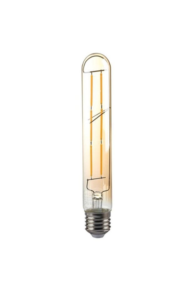 Bec LED cu filament E27 T30 6w alb cald