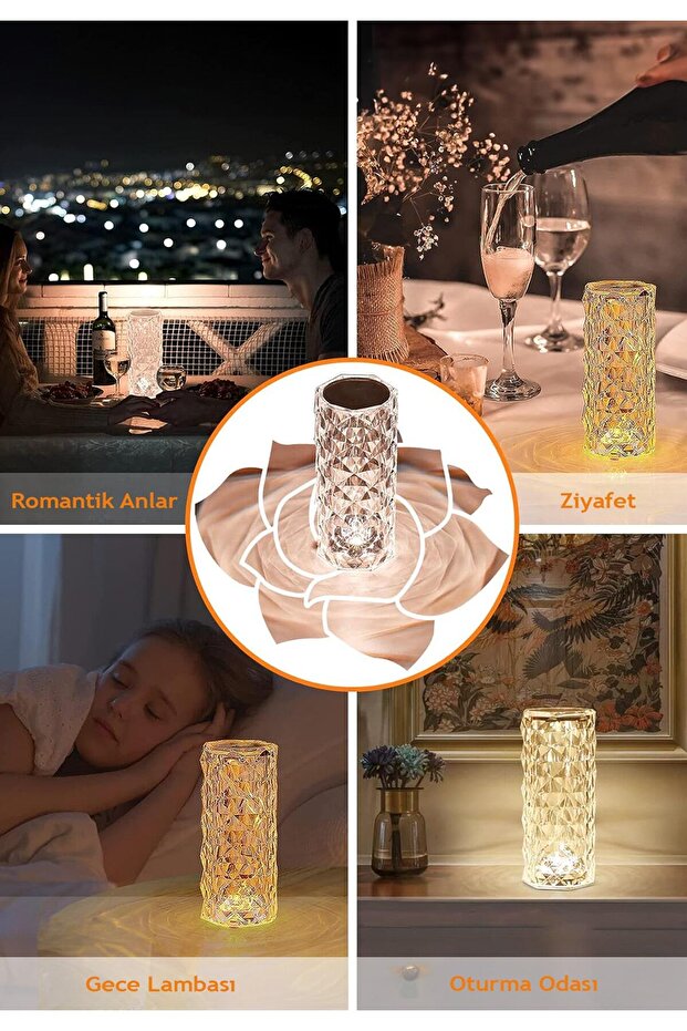KRİSTAL MASA LAMBASI - 4