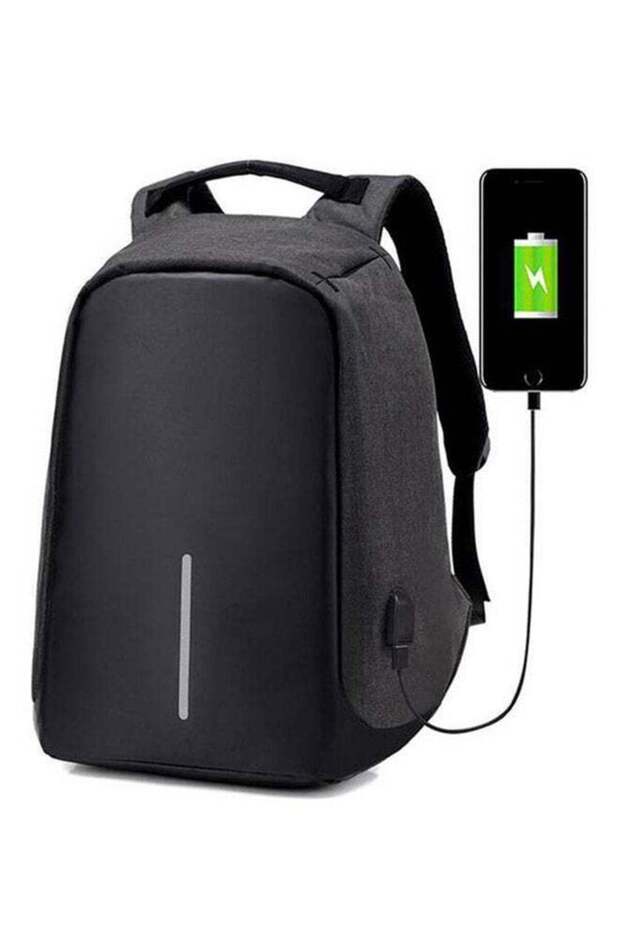 Laptop backpack with charging port - 1