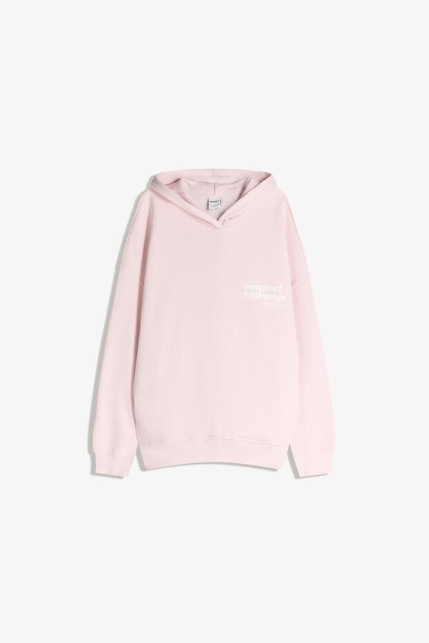 Baskılı kapüşonlu sweatshirt - 2