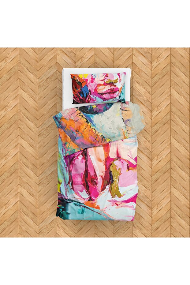 The Eye / Lips Double-Sided Duvet Cover Set 160 cm X 220 cm
