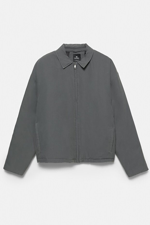 Yıkama efektli hafif ceket - 7