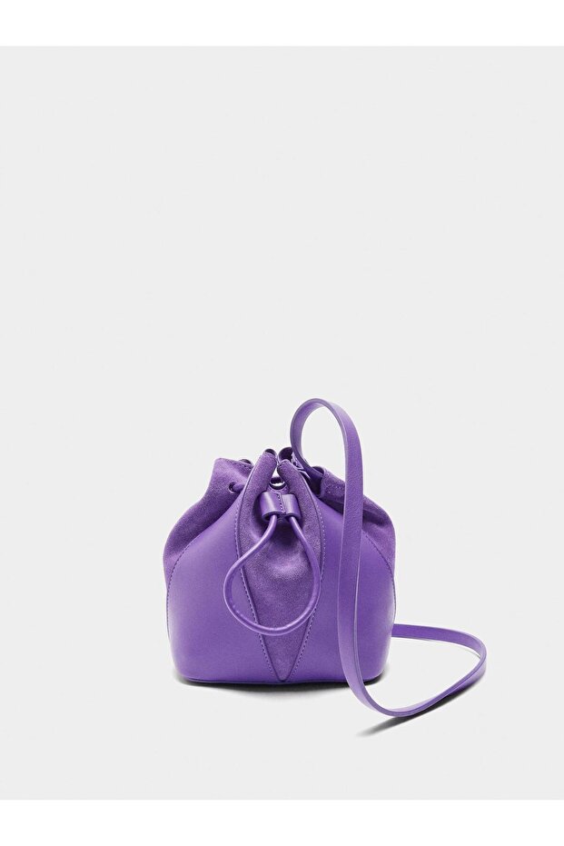 Deri Bucket Çanta - 2