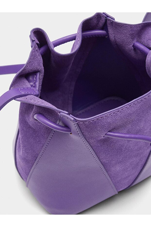 Deri Bucket Çanta - 5