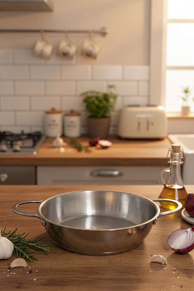 Macro 2 Parça Çelik Tava Seti (20 Cm- 24 Cm) - 2